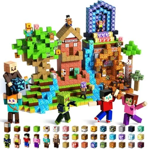 magneverse 210 pcs magnetic blocks magnetic building blocks