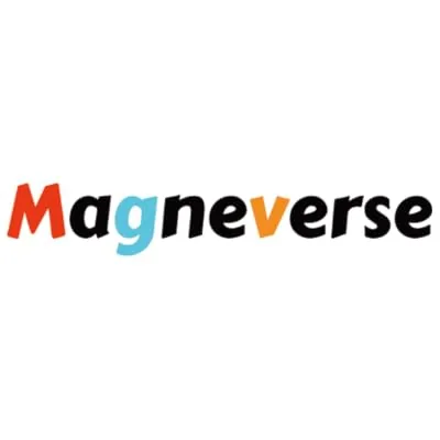 magneverse magnetic blocks transparent blocks logo